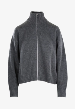 SWETER DAMSKI ZAPINANY NA ZAMEK BŁYSKAWICZNY Z DOMIESZKĄ WEŁNY I KASZMIRU PENNYBLACK ANTARES