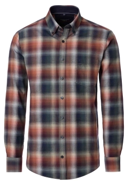 CASUALOWA KOSZULA MĘSKA W KRATĘ VENTI 454488000