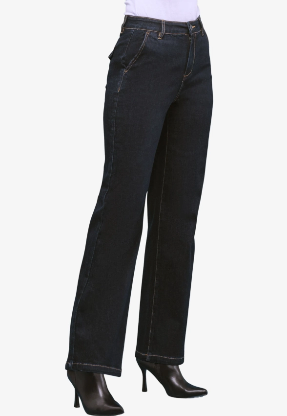 JEANSY DAMSKIE Z SZEROKIMI NOGAWKAMI CHIARA DALBA    61043