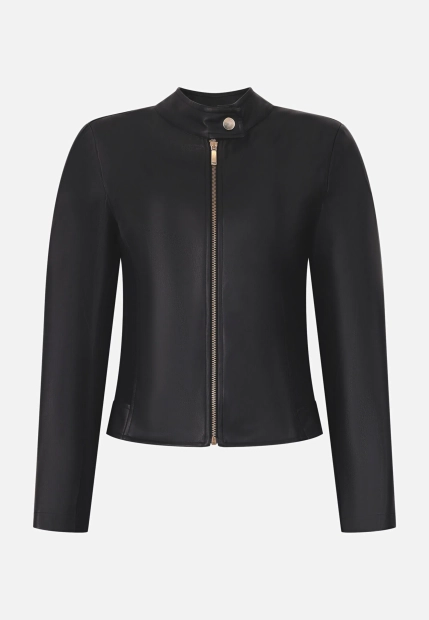 KURTKA DAMSKA Z EKO SKÓRY Z ELASTYCZNYMI WSTAWKAMI ARTIGLI ACGI003900