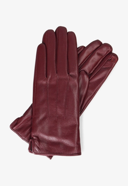 RĘKAWICZKI DAMSKIE Z MIĘKKIEJ SKÓRY EKOLOGICZNEJ DIANA & CO DND8631