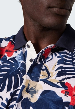 POLO MĘSKIE W KWIATY PIERRE CARDIN C5 20974 2075