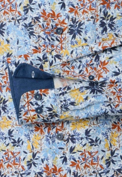 KOSZULA MĘSKA Z WZOREM W LIŚCIE REDMOND 252460111