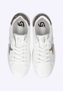 SNEAKERSY DAMSKIE NA GRUBEJ PODESZWIE GOLD&GOLD GB670