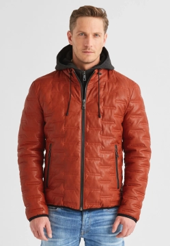 PIKOWANA SKÓRZANA KURTKA MĘSKA MILESTONE 53119 60715