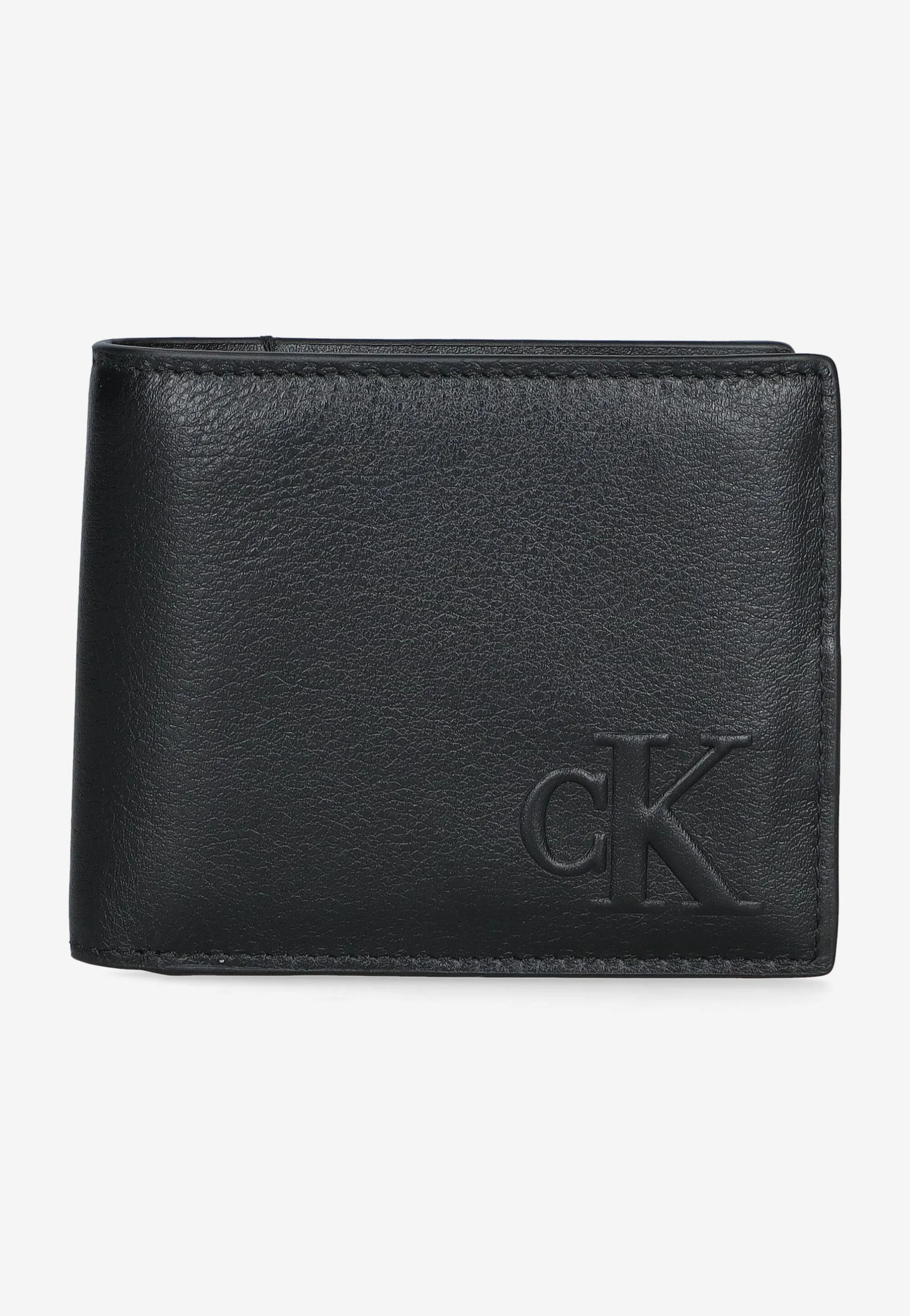 SKÓRZANY PORTFEL MĘSKI SKŁADANY NA PÓŁ RFID CALVIN KLEIN LV04G1072GC