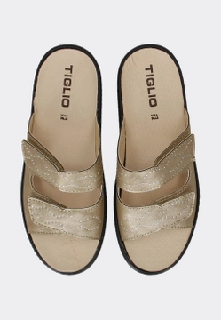 PANTOFLE DAMSKIE NA RZEPY TIGLIO 2713