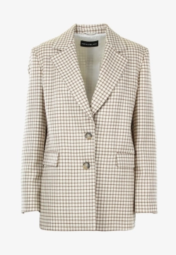 WEŁNIANA MARYNARKA DAMSKA W KRATĘ PENNYBLACK ANSON