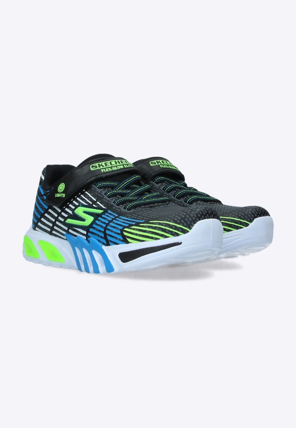PÓŁBUTY SPORTOWE ZE ŚWIECĄCĄ PODESZWĄ SKECHERS 400135LBBLM