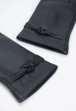 DAMASKIE RĘKAWICZKI SKÓRZANE Z SUPEŁKIEM WITTCHEN 39-6A-009-1