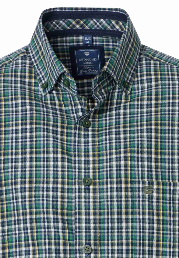 KOSZULA MĘSKA W KRATĘ REDMOND 252400111