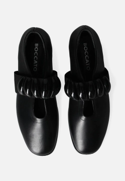 SKÓRZANE BALERINY DAMSKIE BOCCATO 728-826