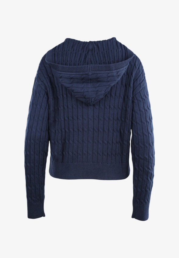 SWETER DAMSKI Z KAPTUREM ZAPINANY NA ZAMEK TOMMY HILFIGER WW0WW48440