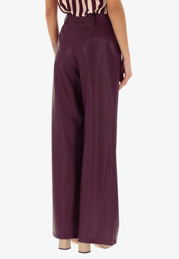 SPODNIE DAMSKIE ZE SKÓRY EKOLOGICZNEJ TU PER TU T1026 Q01