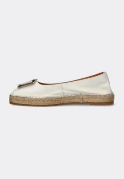 SKÓRZANE ESPADRYLE - BALERINY DAMSKIE SHOELAB 368-K607