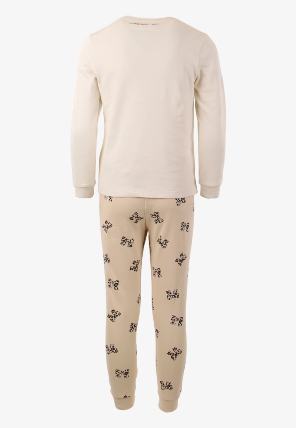 BAWEŁNIANA PIŻAMA DZIEWCZĘCA Z NADRUKIEM W MISIE I KOKARDKI Z ORIGINAL MARINES DFA3782FA