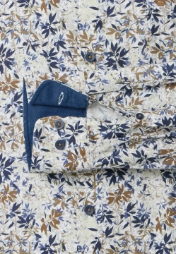 KOSZULA MĘSKA Z WZOREM W LIŚCIE REDMOND 252460111