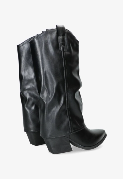 KOZAKI KOWBOJKI DAMSKIE ZE SKÓRY EKOLOGICZNEJ CLYO RQY29