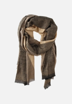 SZAL DAMSKI Z WZOREM W PASY COVERI COLLECTION 251602