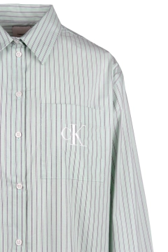 KOSZULA DAMSKA Z DŁUGIM RĘKAWEM W PASY CALVIN KLEIN LV044D170G