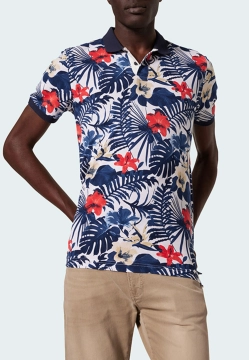 POLO MĘSKIE W KWIATY PIERRE CARDIN C5 20974 2075