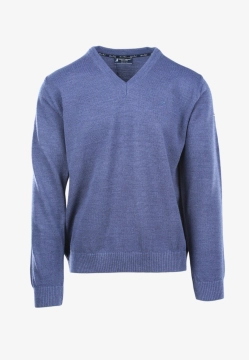 SWETER MĘSKI V Z DOMIESZKĄ WEŁNY GREEN COAST GC25AIW52003