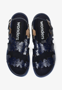 SKÓRZANE SANDAŁY DAMSKIE WONDERS C-6551
