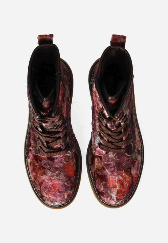 TRZEWIKI DAMSKIE Z KWIATOWYM WZOREM ARTIKER 57C1055