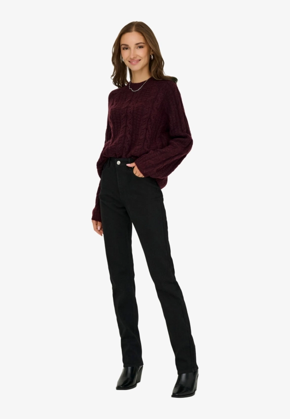 SWETER DAMSKI Z WARKOCZOWYM SPLOTEM JDY 15321106