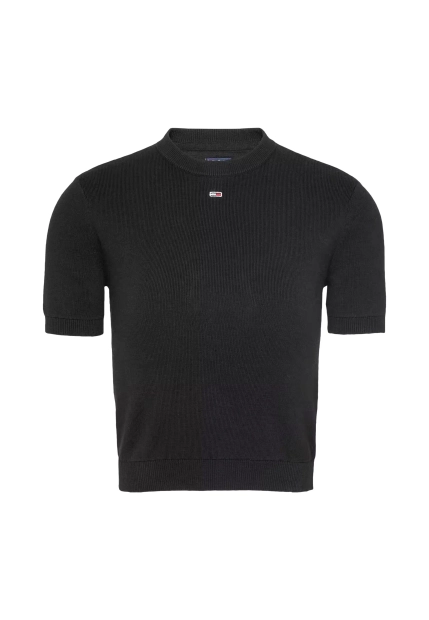 SWETER DAMSKI Z KRÓTKIM RĘKAWEM TOMMY JEANS DW0DW19336