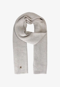 KOMPLET DAMSKI CZAPKA I SZLIK Z DOMIESZKĄ WEŁNY I ALPAKI TOMMY HILFIGER AW0AW17995C