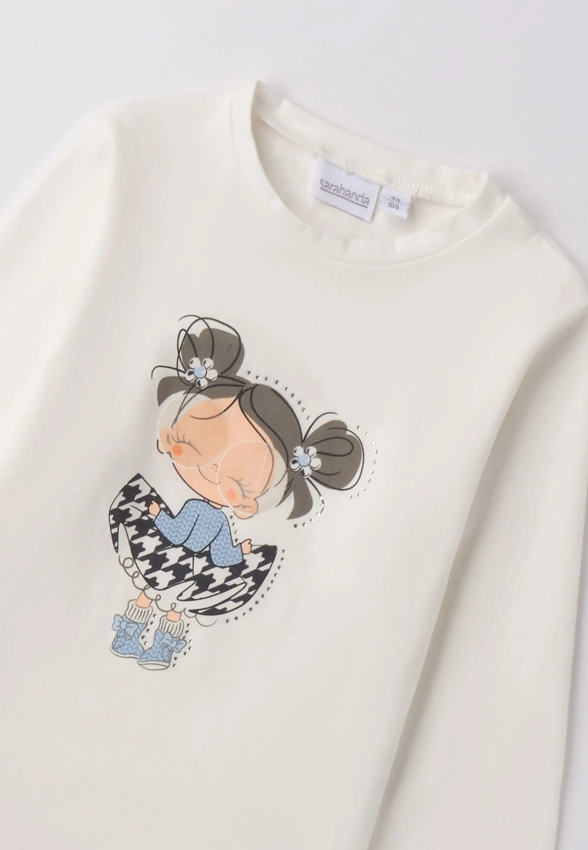 T-SHIRT DZIEWCZĘCY SARABANDA O F319