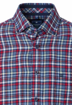 KOSZULA MĘSKA Z DŁUGIM RĘKAWEM W KRATĘ REDMOND 252075111