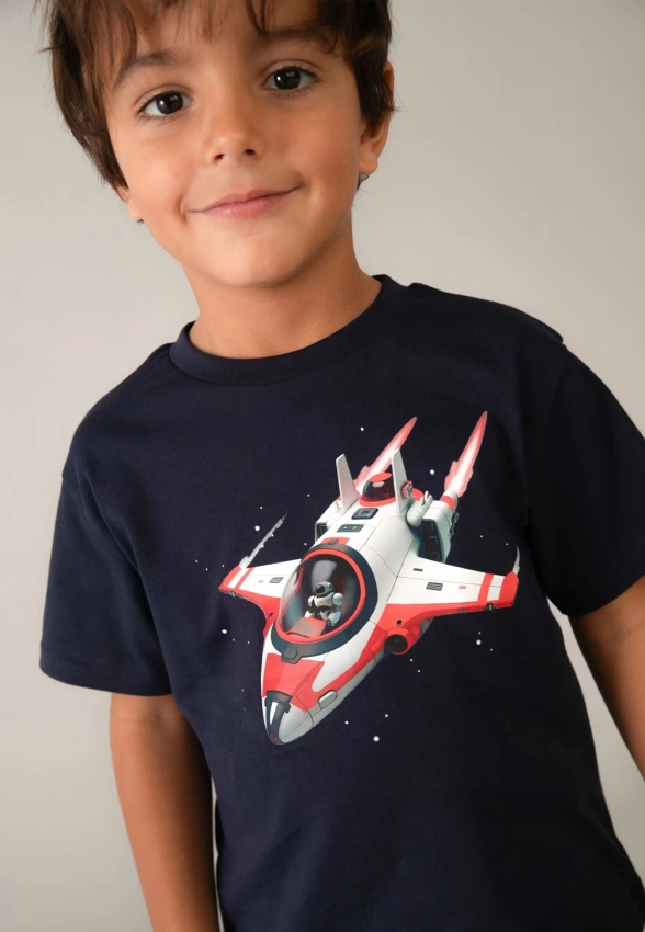 T-SHIRT CHŁOPIĘCY Z KRÓTKIM RĘKAWEM I NADRUKIEM MAYORAL 3067