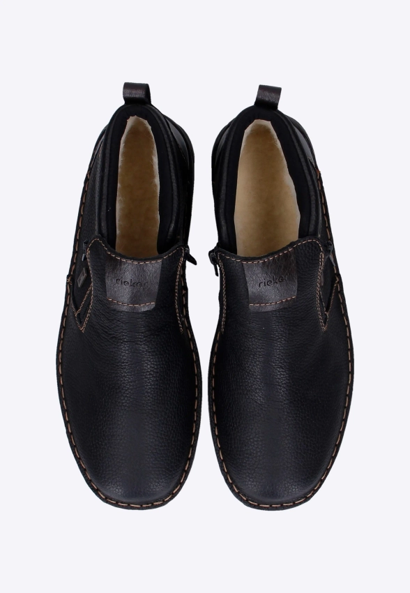 TRZEWIKI MĘSKIE SKÓRZANE OCIEPLANE RIEKER 05398-00