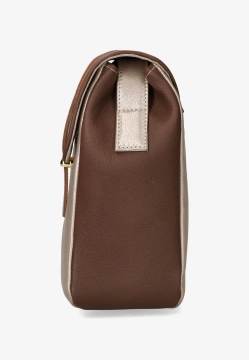 SKÓRZANA TOREBKA DAMSKA BRUNATE ST140