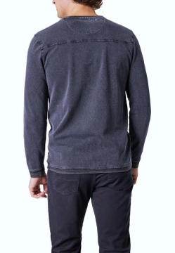 T-SHIRT MĘSKI Z DŁUGIM RĘKAWEM PIONIEER P1 60100 0000