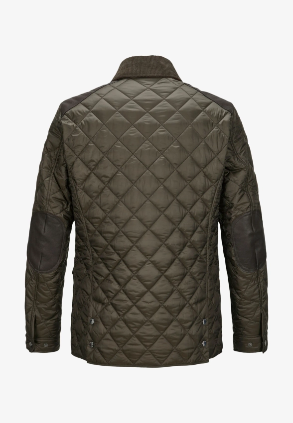 PIKOWANA KURTKA MĘSKA Z WSTAWKAMI SKÓRZANYMI MILESTONE 990474 60655