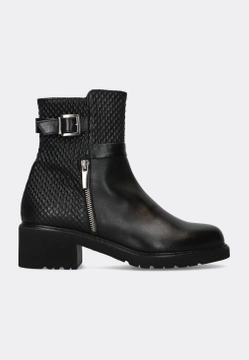 SKÓRZANE DAMSKIE BOTKI CINZIA VALLE 9827