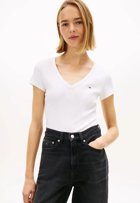 T-SHIRT DAMSKI TOMMY JEANS DW0DW17385