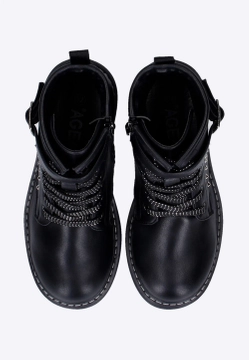 BOTKI DZIEWCZĘCE ZE SKÓRY EKOLOGICZNEJ AGE KIDS 575A 262B