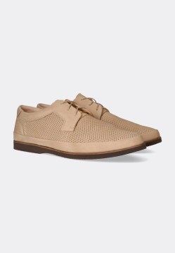 SKÓRZANE PÓŁBUTY MĘSKIE MAIN & LAND X588