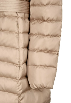 DŁUGA PUCHOWA KURTKA Z PASKIEM DAMSKA GEOX FILL POWER 500 W5626N T3122