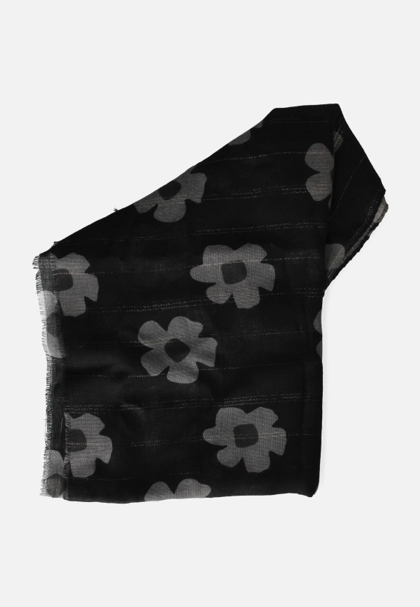 SZAL DAMSKI PRZEPLATANY METALICZNĄ NICIĄ COVERI COLLECTION 252304