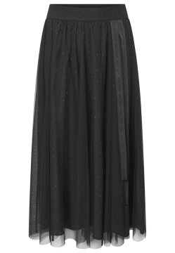 TIULOWA SPÓDNICA DAMSKA Z TASIEMKĄ Z LOGO JOOP! 30100212