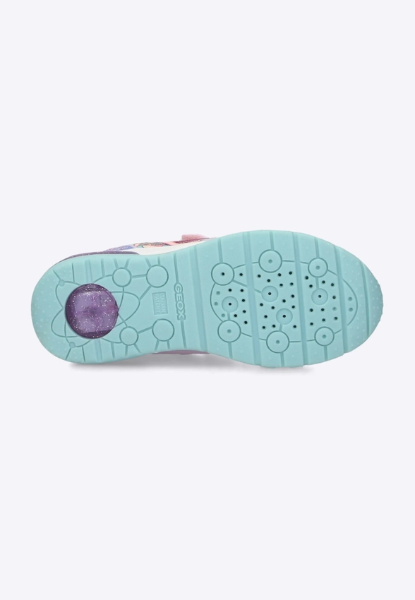 SNEAKERSY DZIEWCZĘCE GEOX Z KOLEKCJI DISNEY PRINCESS J358VA 011BC