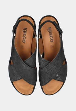 SKÓRZANE SANDAŁY DAMSKIE NA KOTURNIE IGI&CO 5667300