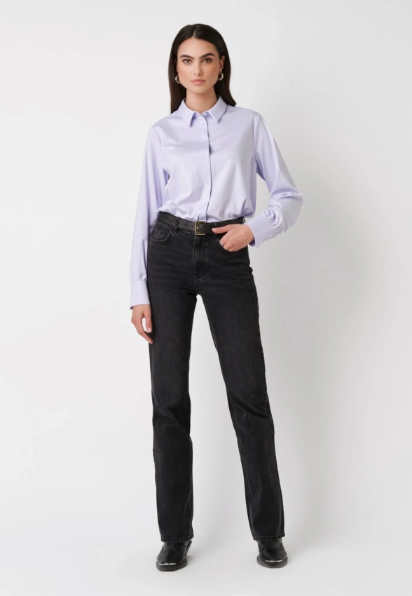 DŻERSEJOWA KOSZULA DAMSKA Z DŁUGIM RĘKAWEM DESOTO 61299-2