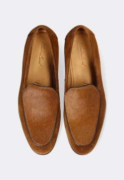 SKÓRZANE MOKASYNY MĘSKIE MAIN & LAND B171