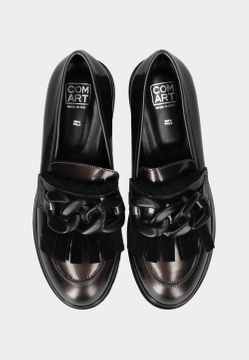 MOKASYNY DAMSKIE ZE SKÓRY EKOLOGICZNEJ LAKIEROWANEJ COMART 2G4405